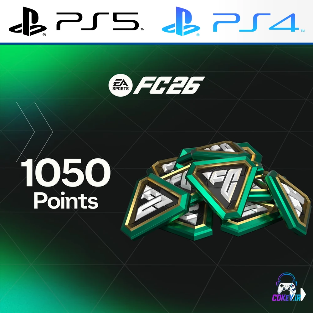 خرید 1050 اف سی پوینت FC 26 پلی‌استیشن PS4 و PS5