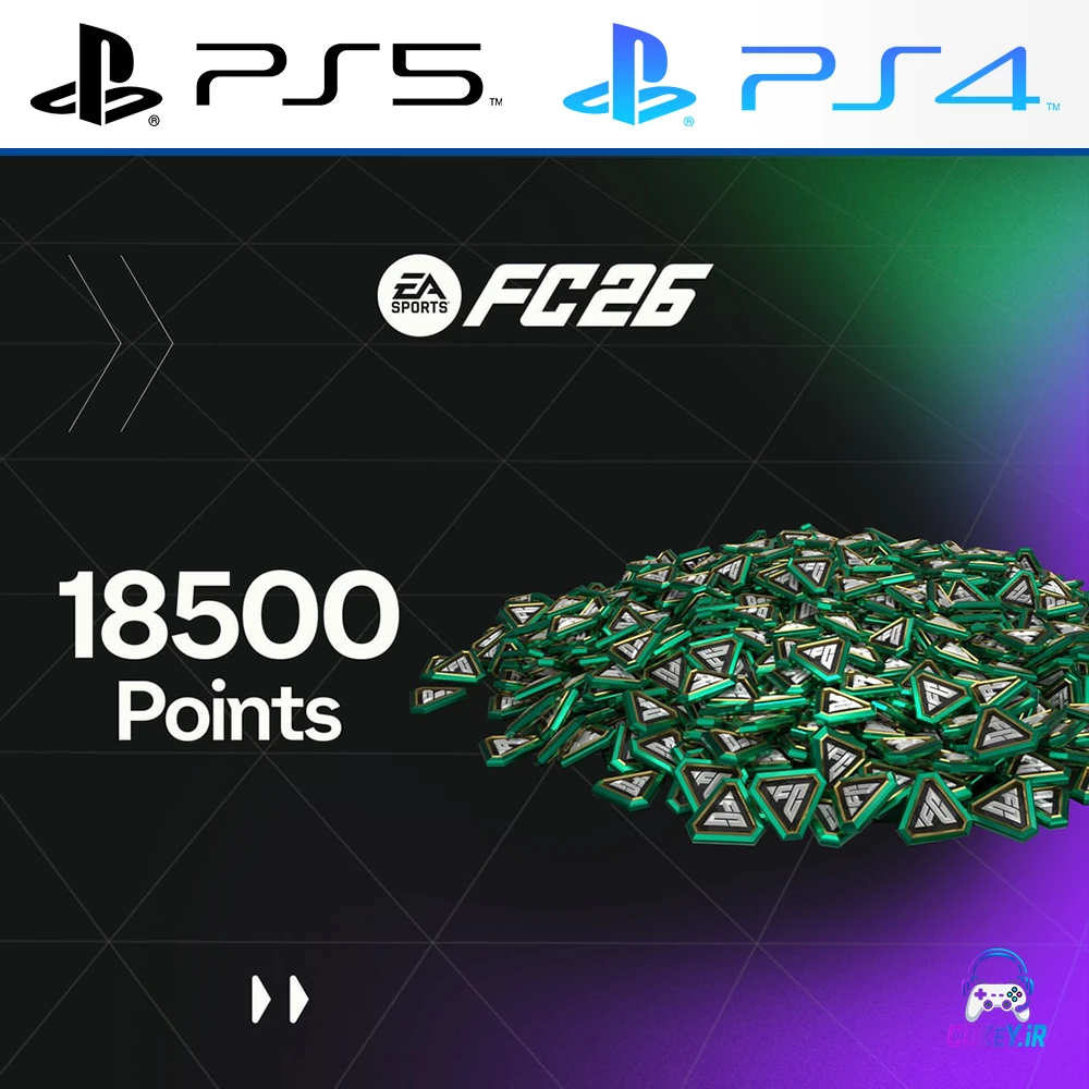 خرید 18500 اف سی پوینت FC 26 پلی‌استیشن PS4 و PS5
