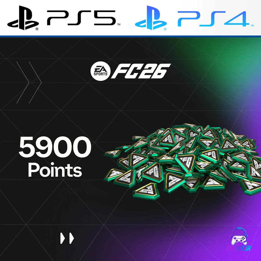 خرید 5900 اف سی پوینت FC 26 پلی‌استیشن PS4 و PS5
