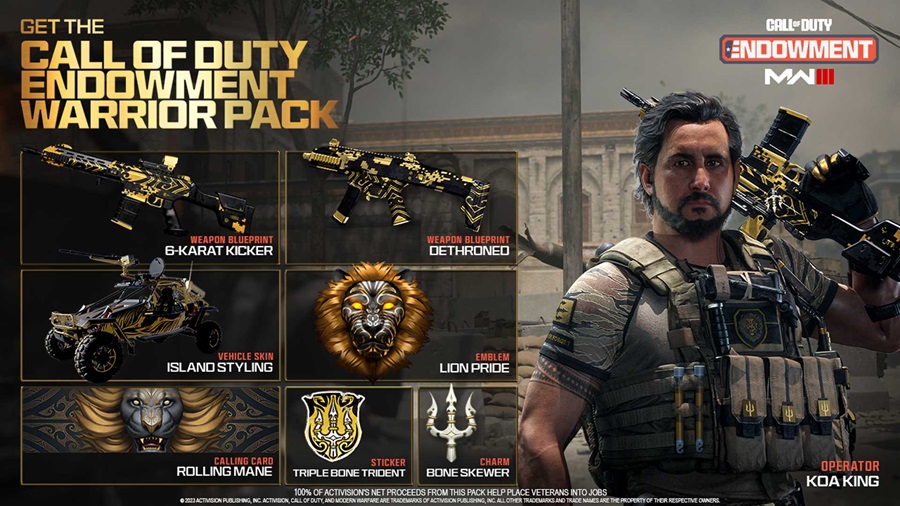 خرید Call of Duty Endowment CODE Warrior Pack بتل‎ نت Battle.Net