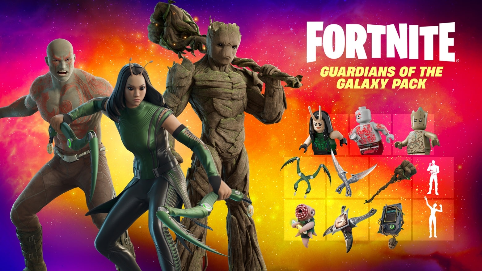 خرید پک فورتنایت Fortnite Guardians of the Galaxy Pack