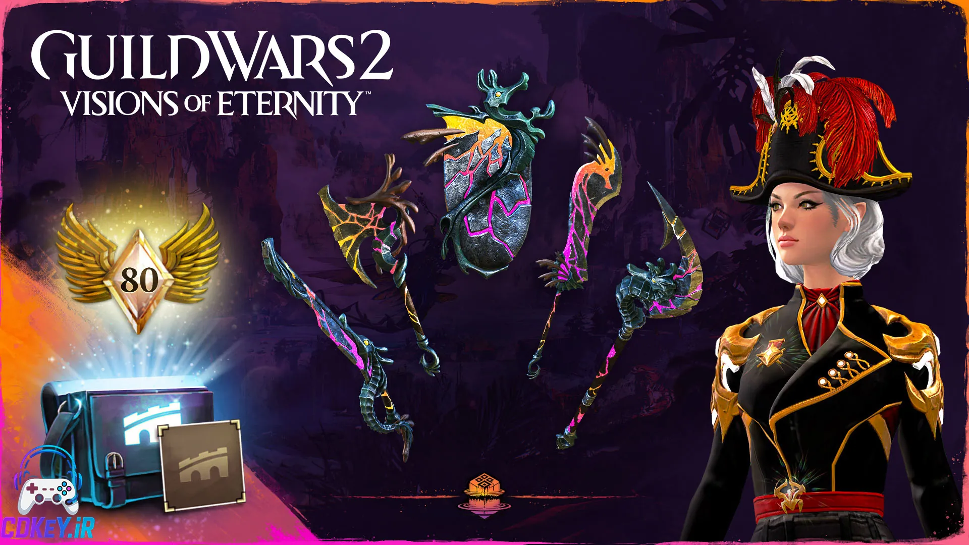 خرید سی‌دی‌کی بازی Guild Wars 2 Visions of Eternity آرنانت Arena.Net